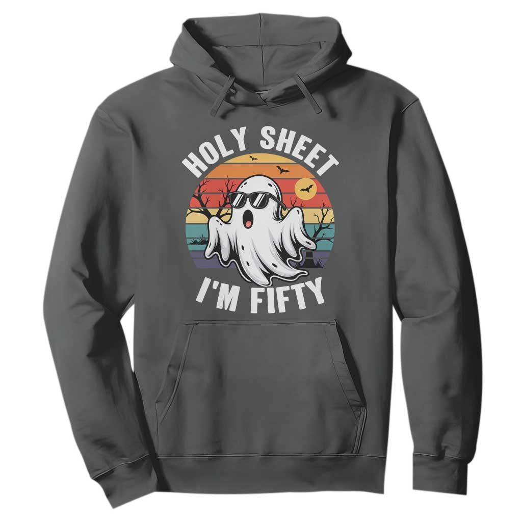 50th Birthday Halloween Ghost Hoodie Holy Sheet I'm Fifty
