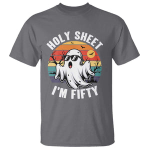 50th Birthday Halloween Ghost T Shirt Holy Sheet I'm Fifty