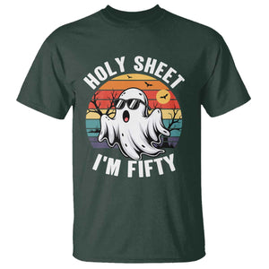 50th Birthday Halloween Ghost T Shirt Holy Sheet I'm Fifty