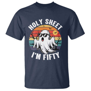 50th Birthday Halloween Ghost T Shirt Holy Sheet I'm Fifty