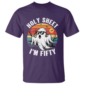 50th Birthday Halloween Ghost T Shirt Holy Sheet I'm Fifty