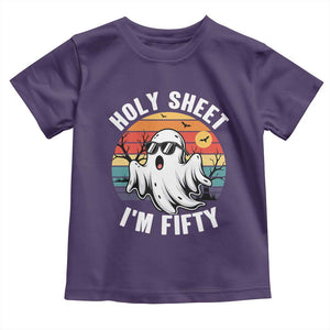 50th Birthday Halloween Ghost Toddler T Shirt Holy Sheet I'm Fifty