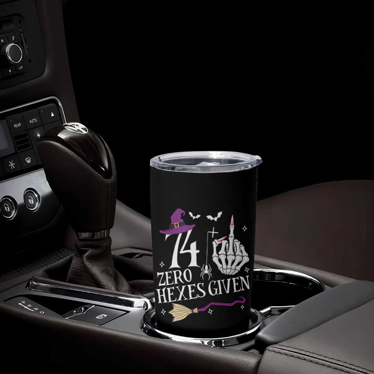 75th Birthday Halloween Tumbler Cup 74 Plus Middle Finger Zero Hexes Given Gift For Women TS14 Print Your Wear