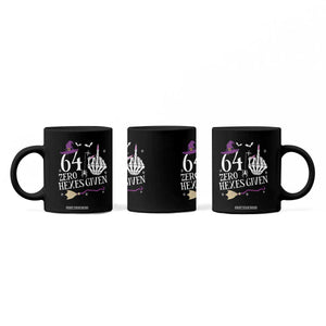 65th Birthday Halloween Coffee Mug 64 Plus Middle Finger Zero Hexes Given Gift For Women TS14 Print Your Wear
