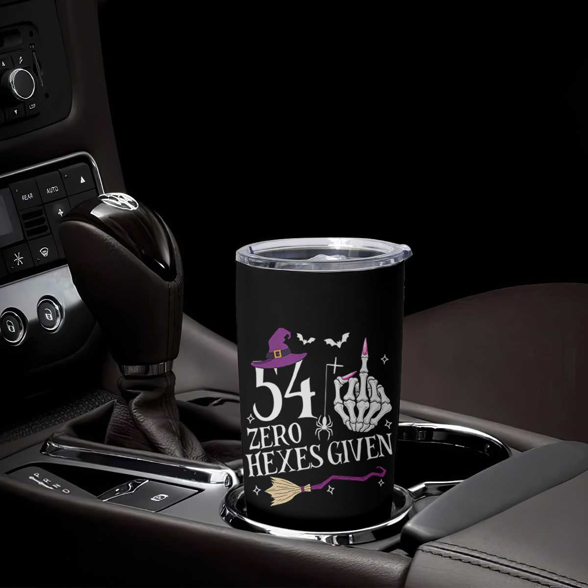 55th Birthday Halloween Tumbler Cup 54 Plus Middle Finger Zero Hexes Given Gift For Women TS14 Print Your Wear