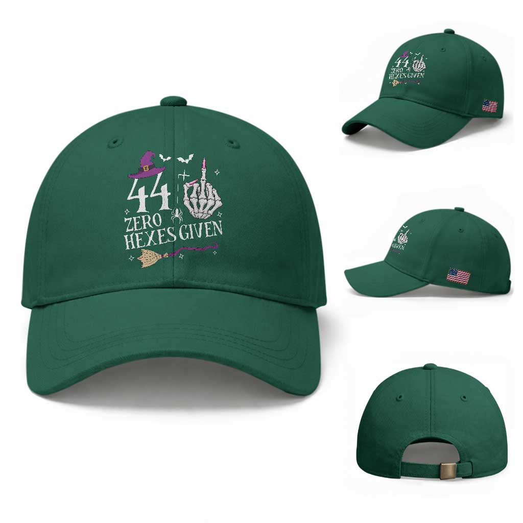 45th Birthday Halloween Baseball Cap 44 Plus Middle Finger Zero Hexes Given Gift For Women TS14 Baseball Cap Universal Fit Irish Green Print Your Wear
