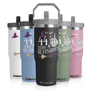 45th Birthday Halloween Flip Straw Tumbler 44 Plus Middle Finger Zero Hexes Given Gift For Women TS14 Print Your Wear