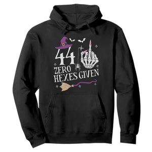 45th Birthday Halloween Hoodie 44 Plus Middle Finger Zero Hexes Given Gift For Women TS14 Black Print Your Wear