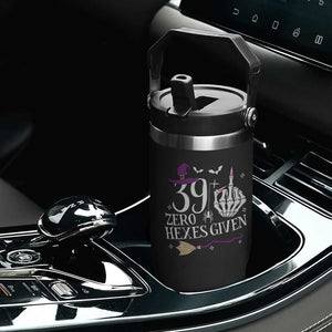 40th Birthday Halloween Flip Straw Tumbler 39 Plus Middle Finger Zero Hexes Given Gift For Women TS14 Print Your Wear