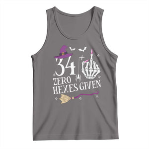 35th Birthday Halloween Tank Top 34 Plus Middle Finger Zero Hexes Given Gift For Women TS14 Deep Heather Print Your Wear