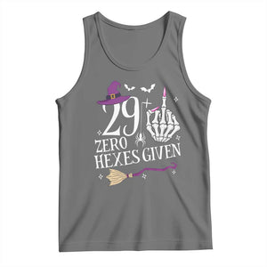 30th Birthday Halloween Tank Top 29 Plus Middle Finger Zero Hexes Given Gift For Women TS14 Black Heather Print Your Wear