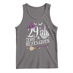 30th Birthday Halloween Tank Top 29 Plus Middle Finger Zero Hexes Given Gift For Women TS14 Deep Heather Print Your Wear