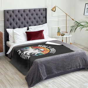 80th Birthday Halloween Ghost Throw Blanket Holy Sheet I'm Eighty