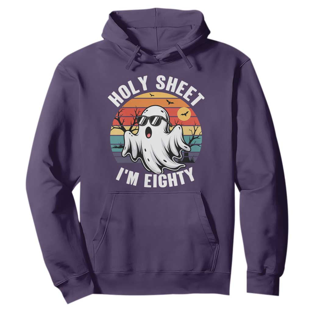 80th Birthday Halloween Ghost Hoodie Holy Sheet I'm Eighty