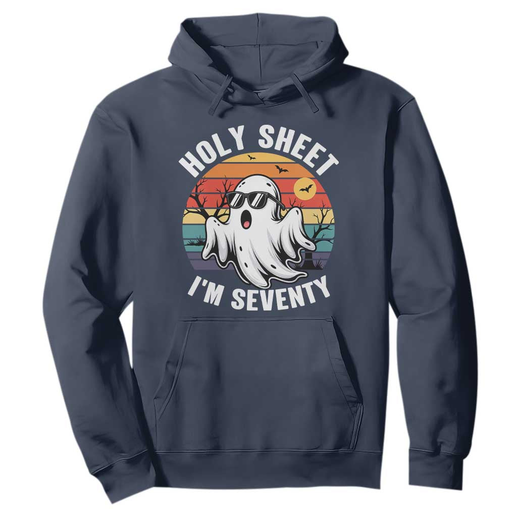 70th Birthday Halloween Ghost Hoodie Holy Sheet I'm Seventy