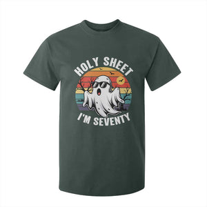 70th Birthday Halloween Ghost T Shirt For Kid Holy Sheet I'm Seventy