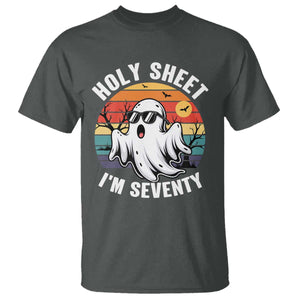 70th Birthday Halloween Ghost T Shirt Holy Sheet I'm Seventy