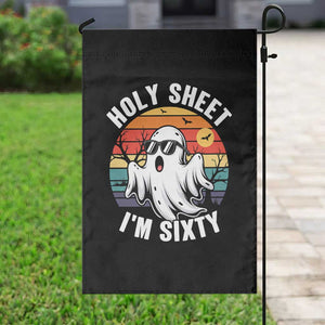 60th Birthday Halloween Ghost Garden Flag Holy Sheet I'm Sixty