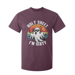 60th Birthday Halloween Ghost T Shirt For Kid Holy Sheet I'm Sixty