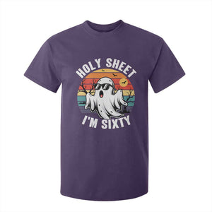 60th Birthday Halloween Ghost T Shirt For Kid Holy Sheet I'm Sixty