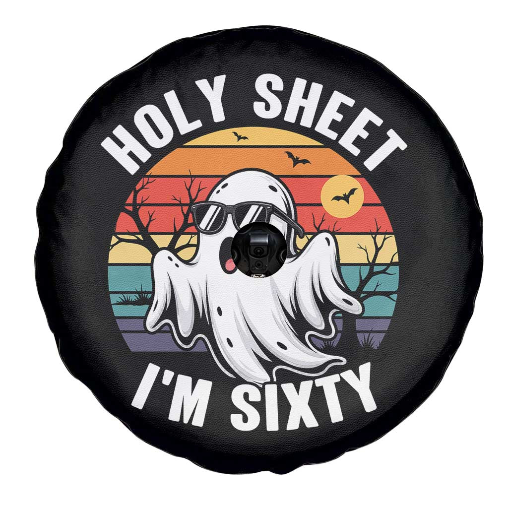 60th Birthday Halloween Ghost Spare Tire Cover Holy Sheet I'm Sixty TS14 Print Your Wear