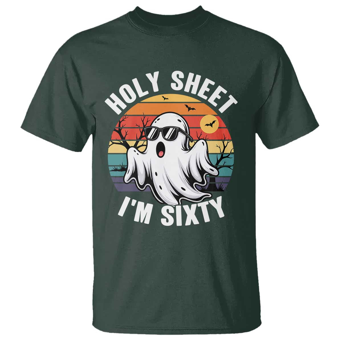 60th Birthday Halloween Ghost T Shirt Holy Sheet I'm Sixty