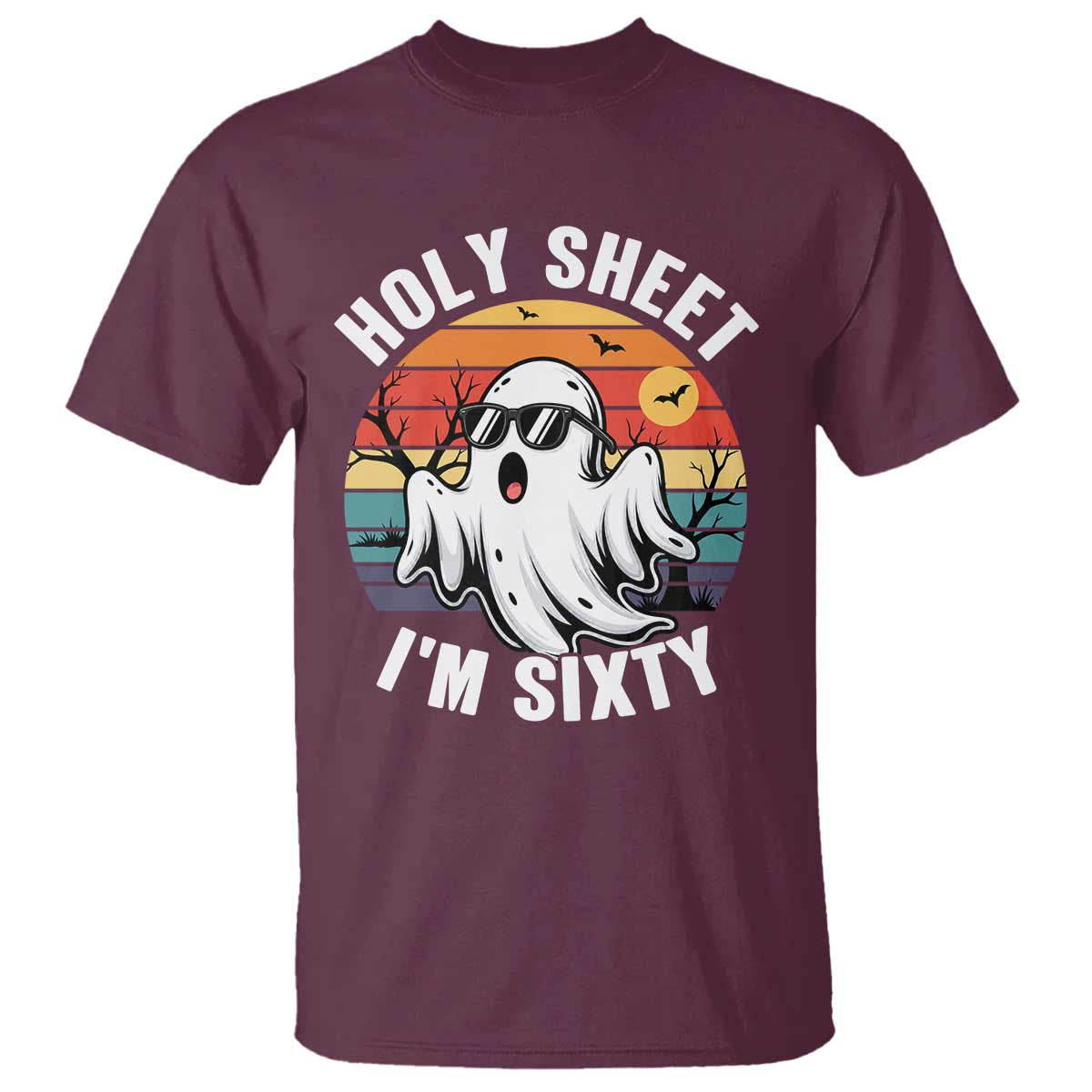 60th Birthday Halloween Ghost T Shirt Holy Sheet I'm Sixty
