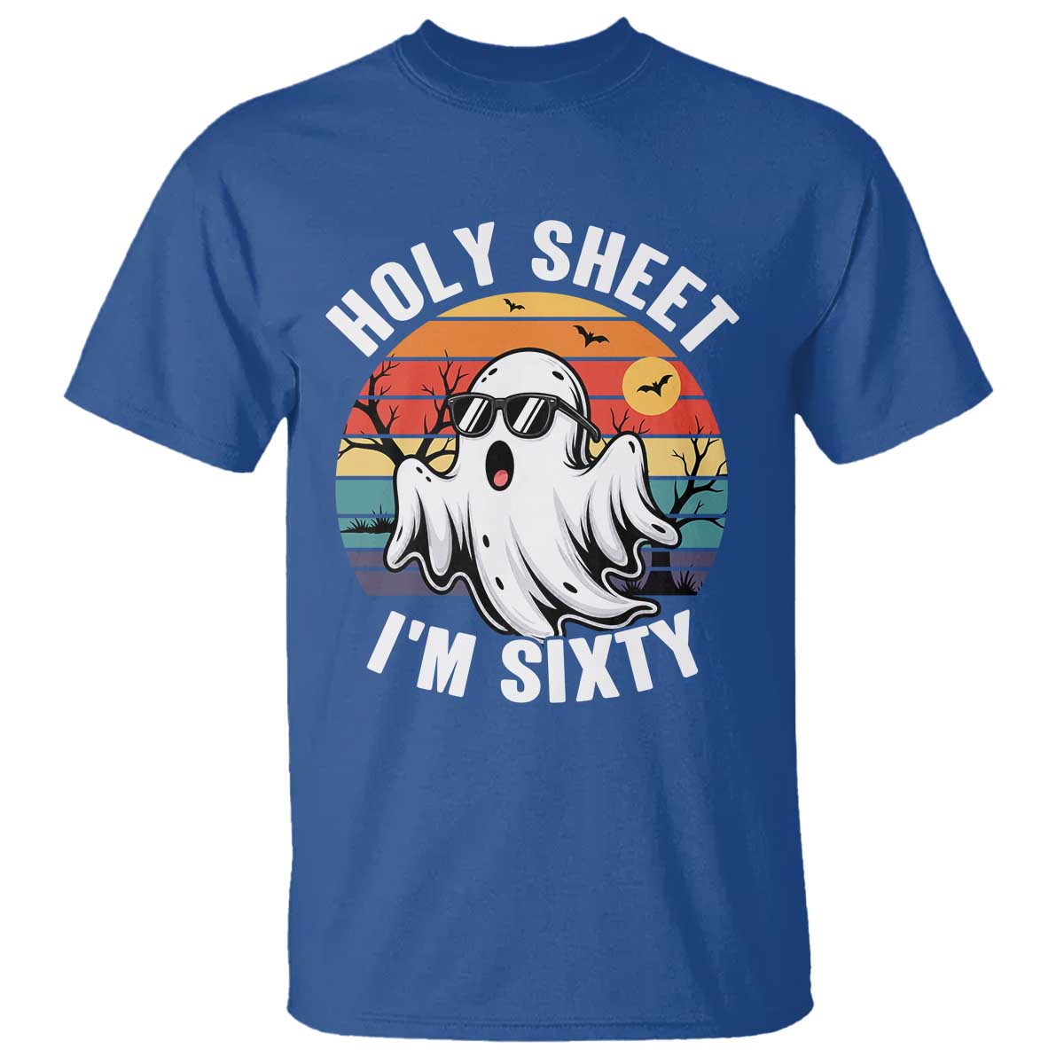 60th Birthday Halloween Ghost T Shirt Holy Sheet I'm Sixty