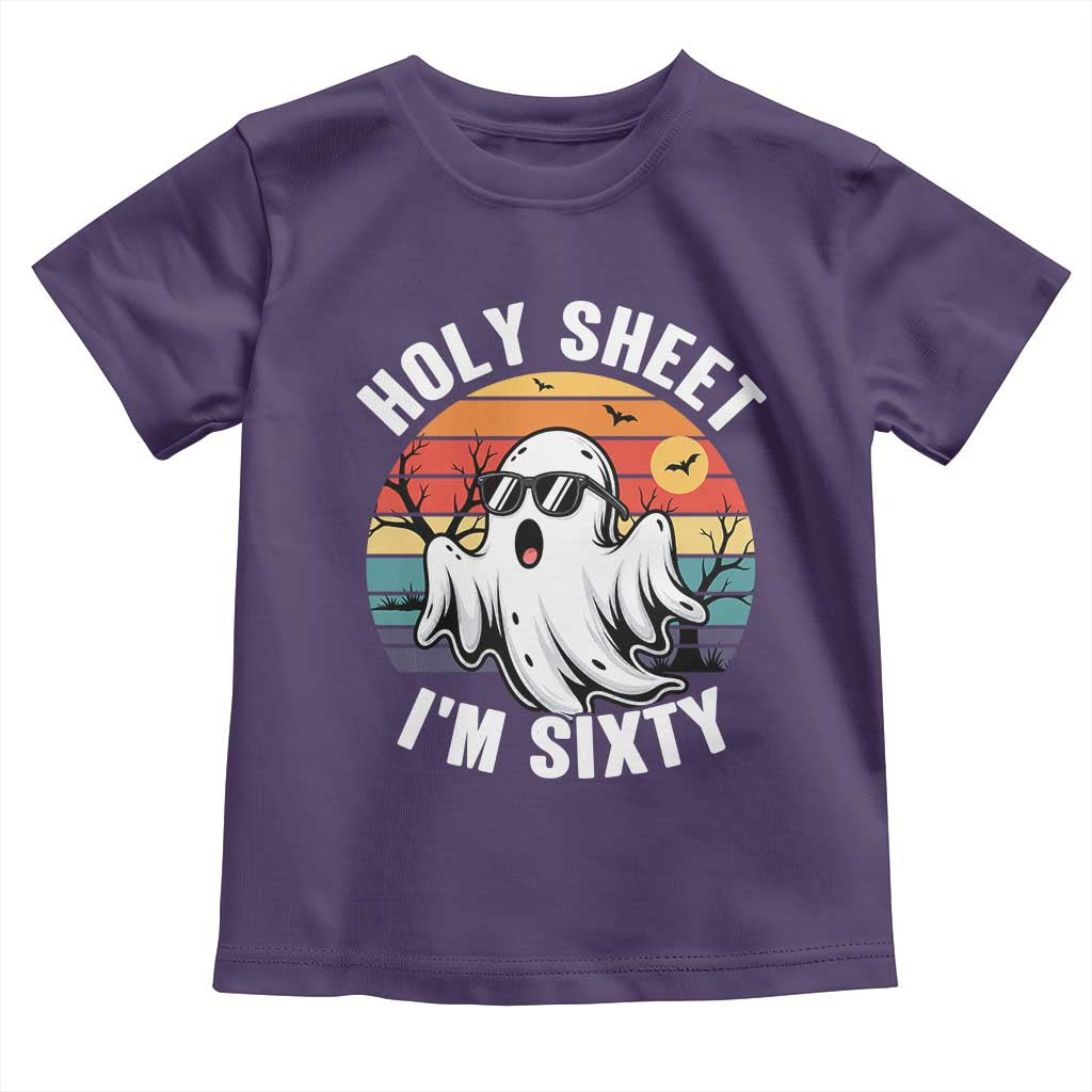 60th Birthday Halloween Ghost Toddler T Shirt Holy Sheet I'm Sixty