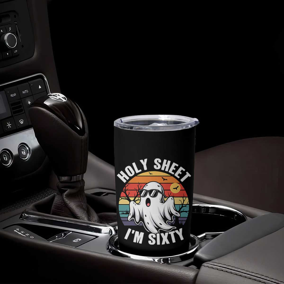 60th Birthday Halloween Ghost Tumbler Cup Holy Sheet I'm Sixty