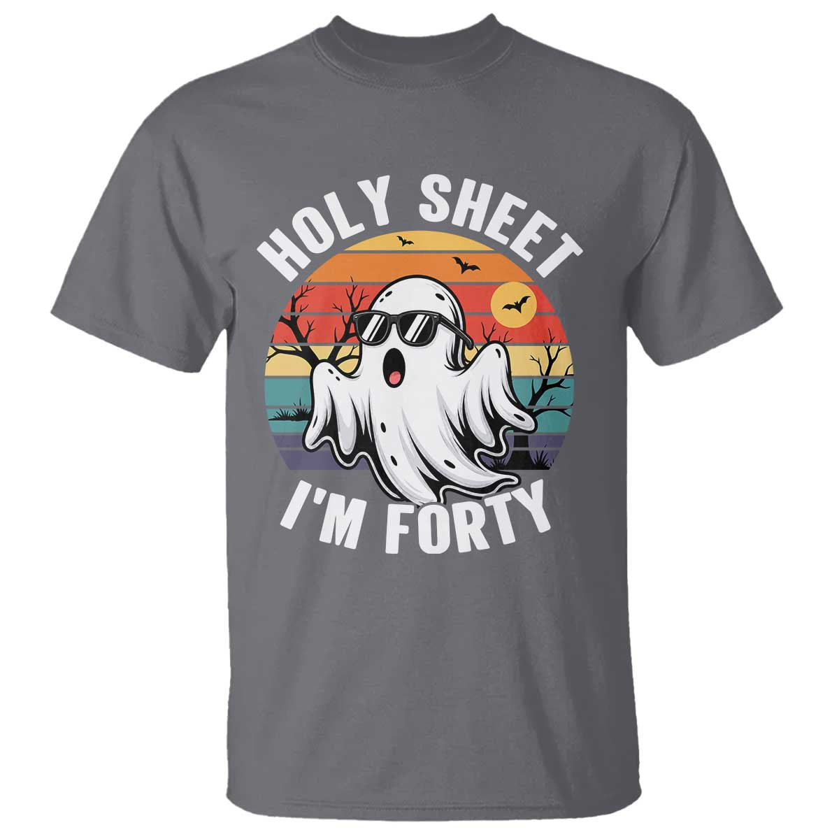 40th Birthday Halloween Ghost T Shirt Holy Sheet I'm Forty