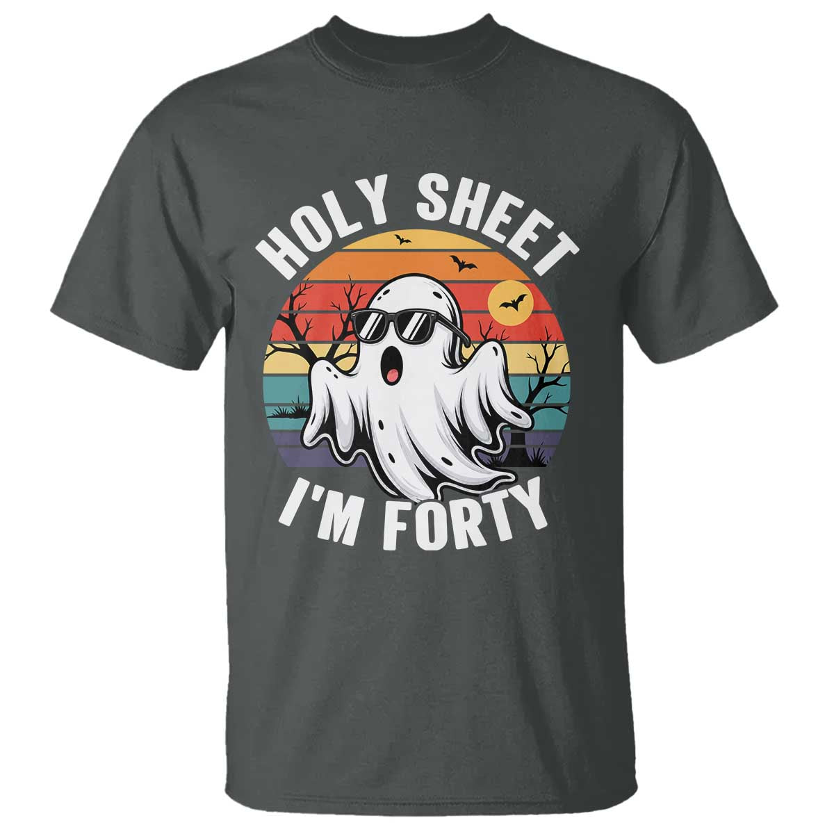 40th Birthday Halloween Ghost T Shirt Holy Sheet I'm Forty