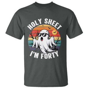 40th Birthday Halloween Ghost T Shirt Holy Sheet I'm Forty