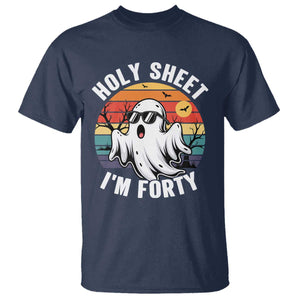 40th Birthday Halloween Ghost T Shirt Holy Sheet I'm Forty