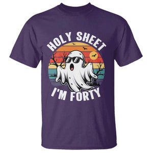 40th Birthday Halloween Ghost T Shirt Holy Sheet I'm Forty