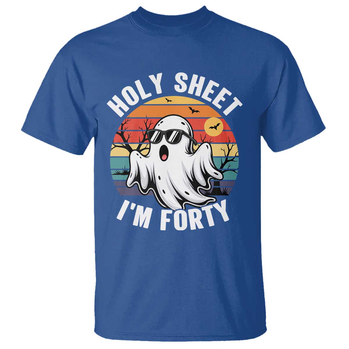 40th Birthday Halloween Ghost T Shirt Holy Sheet I'm Forty