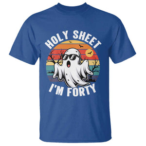 40th Birthday Halloween Ghost T Shirt Holy Sheet I'm Forty