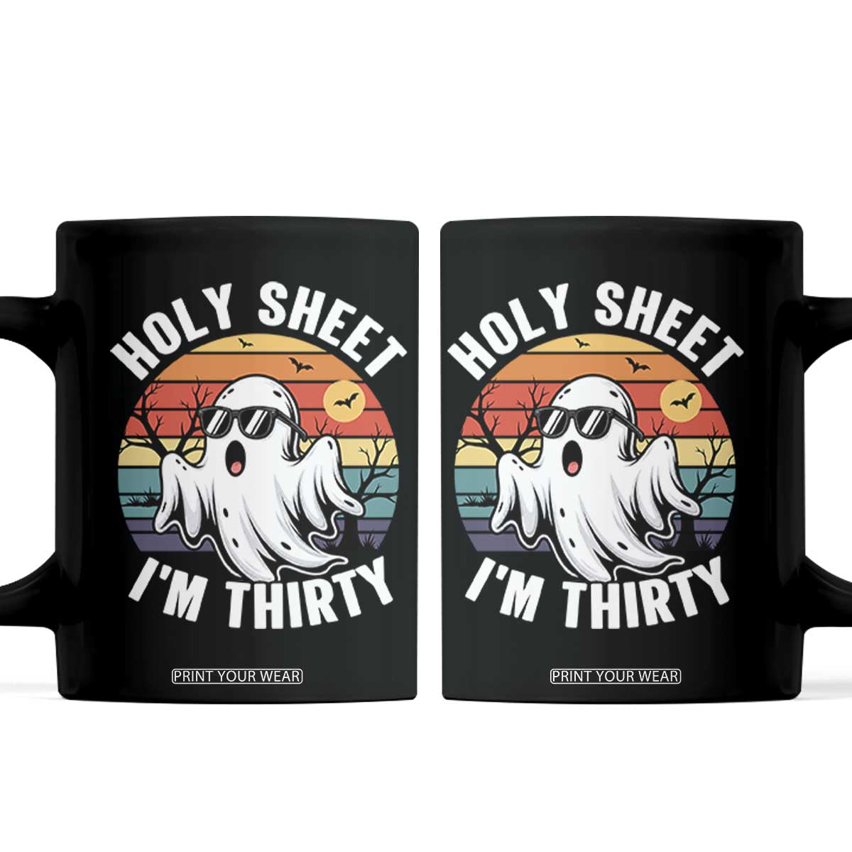 30th Birthday Halloween Ghost Coffee Mug Holy Sheet I'm Thirty