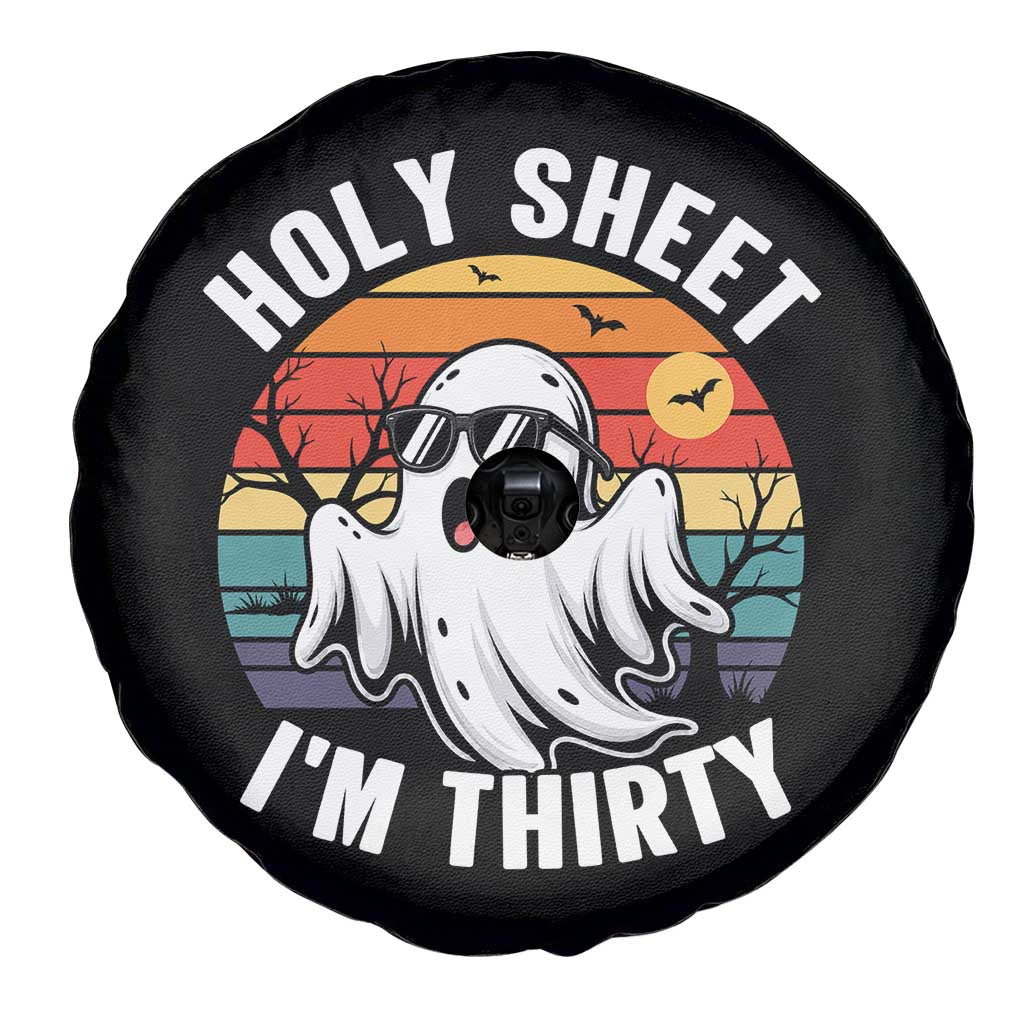 30th Birthday Halloween Ghost Spare Tire Cover Holy Sheet I'm Thirty TS14 Print Your Wear