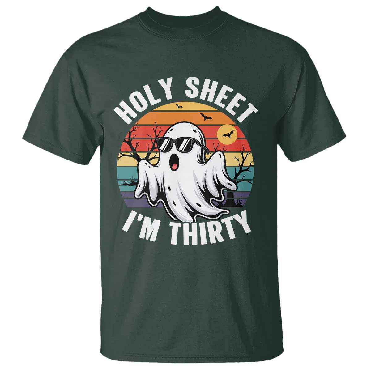 30th Birthday Halloween Ghost T Shirt Holy Sheet I'm Thirty