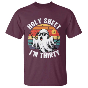 30th Birthday Halloween Ghost T Shirt Holy Sheet I'm Thirty