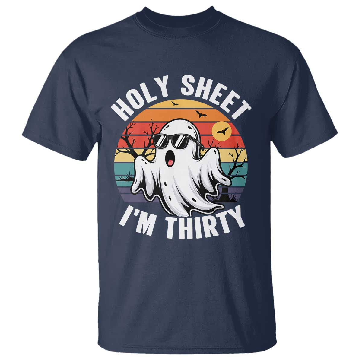 30th Birthday Halloween Ghost T Shirt Holy Sheet I'm Thirty