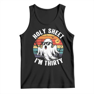 30th Birthday Halloween Ghost Tank Top Holy Sheet I'm Thirty