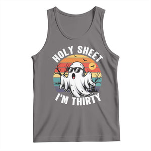 30th Birthday Halloween Ghost Tank Top Holy Sheet I'm Thirty