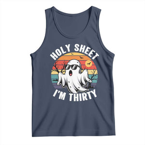 30th Birthday Halloween Ghost Tank Top Holy Sheet I'm Thirty