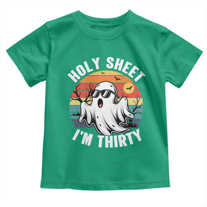 30th Birthday Halloween Ghost Toddler T Shirt Holy Sheet I'm Thirty