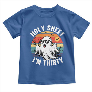 30th Birthday Halloween Ghost Toddler T Shirt Holy Sheet I'm Thirty
