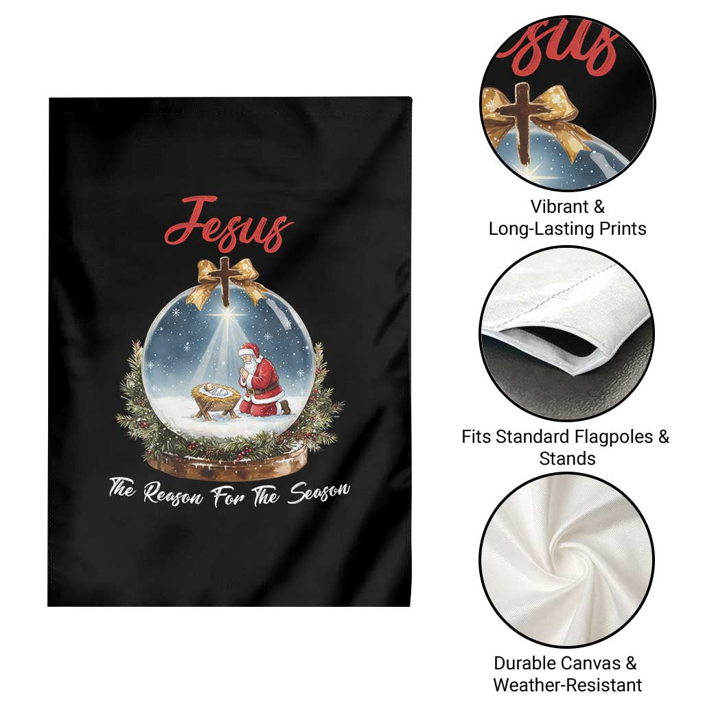 Jesus Santa Christmas Garden Flag The Reason For The Season TS14 Print Your Wear
