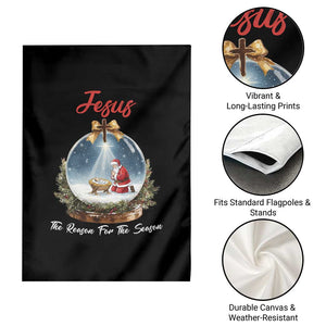 Jesus Santa Christmas Garden Flag The Reason For The Season TS14 Print Your Wear