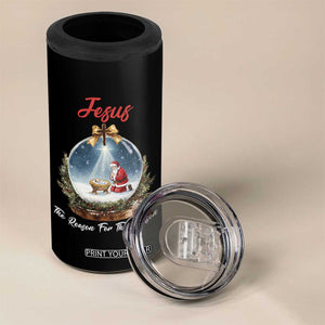 Jesus Santa Christmas 4 in 1 Can Cooler Tumbler The Reason For The Season TS14 Print Your Wear